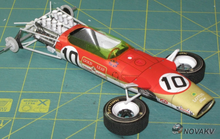 Lotus 49, G. Hill, GP Spain 1968 - beta (Plná velikost v novém okně) Lotus 49, G. Hill, GP Spain 1968 - beta