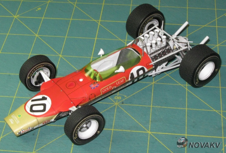 Lotus 49, G. Hill, GP Spain 1968 - beta (Plná velikost v novém okně) Lotus 49, G. Hill, GP Spain 1968 - beta