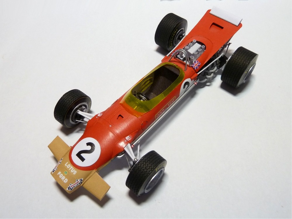 Lotus 49B MKI VC Belgie ´68, J.Oliver (Plná velikost v novém okně) Lotus 49B MKI VC Belgie ´68, J.Oliver