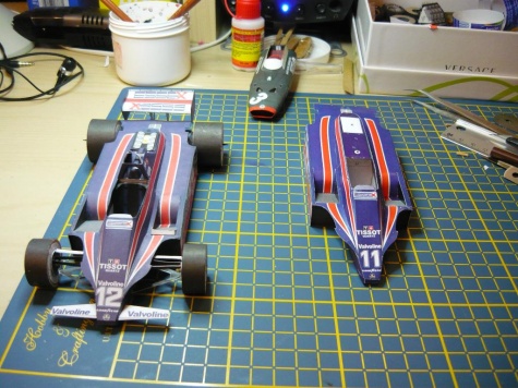 Lotus 81 Ford Cosworth  1980 Elio de Angelis no12/ Andretti no 11