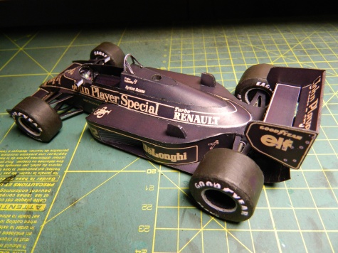 LOTUS 98T, Ayrton Senna 1986 / Free 