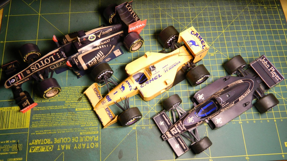 LOTUS 98T, Ayrton Senna 1986 / Free 