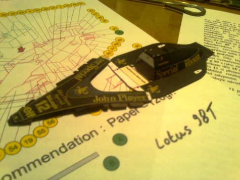 Lotus 98T A.Senna Lotus 98T A.Senna
