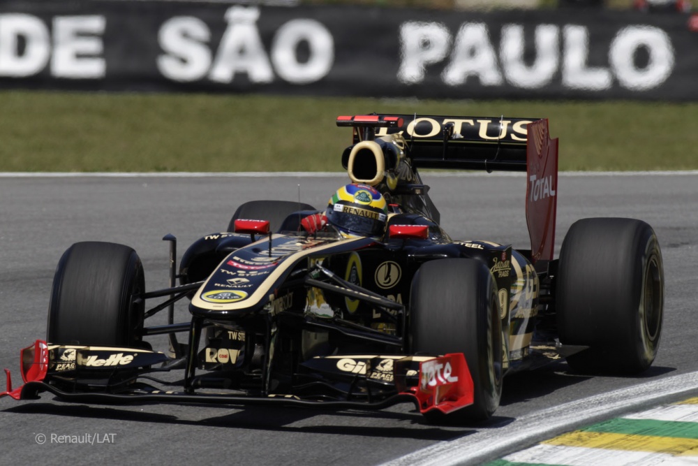 Lotus Renault R31 - Bruno Senna, Brazilian GP 2011 (Plná velikost v novém okně) Lotus Renault R31 - Bruno Senna, Brazilian GP 2011