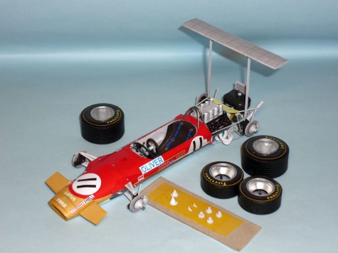 Lotus 49B MKII - Jackie Oliver - GP Mexika 1968 Lotus 49B MKII - Jackie Oliver - GP Mexika 1968