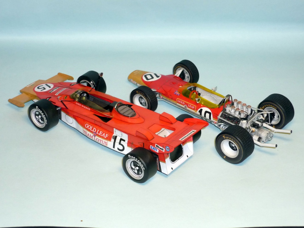 Lotus 49 - Graham Hill - GP Španelska 1968 (Plná velikost v novém okně) Lotus 49 - Graham Hill - GP Španelska 1968