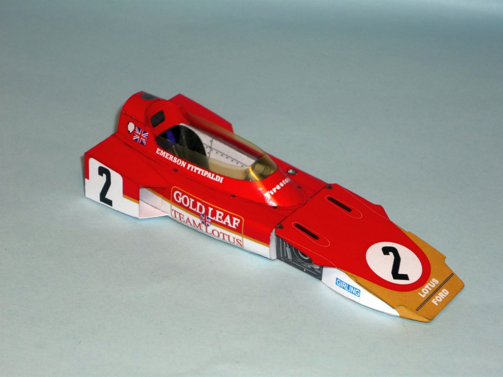 Lotus 72D - Emerson Fittipaldi - GP USA 1971 (Plná velikost v novém okně) Lotus 72D - Emerson Fittipaldi - GP USA 1971