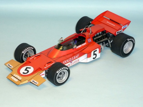 Lotus 72 - Jochen Rint - GP Velké Británie 1970 Lotus 72 - Jochen Rint - GP Velké Británie 1970