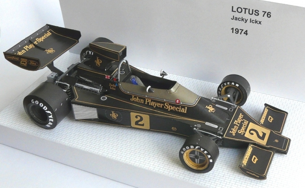 Lotus 76 - Spanish GP 1974 (Plná velikost v novém okně) Lotus 76 - Spanish GP 1974