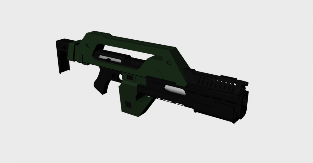 M-41 Pulse Rifle (Pln� velikost v nov�m okn�) M-41 Pulse Rifle