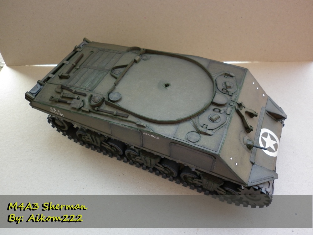 M4A3 Sherman + M25 Dragon Wagon (Plná velikost v novém okně) M4A3 Sherman + M25 Dragon Wagon