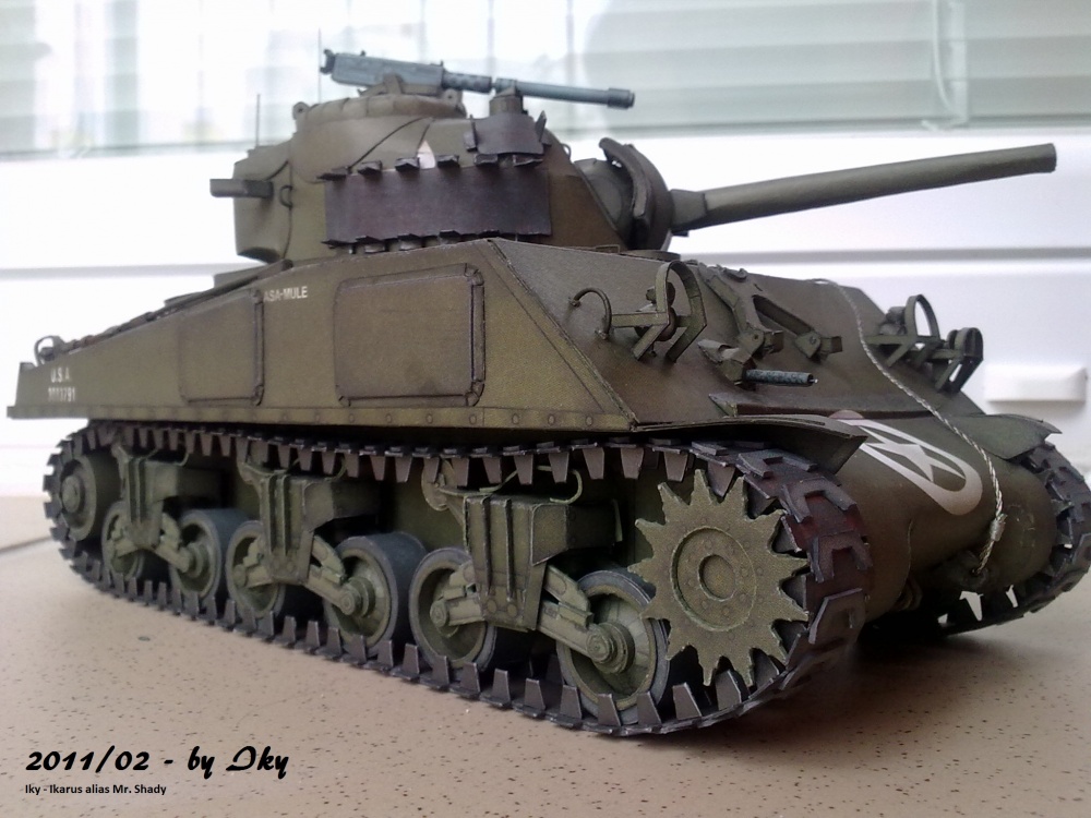 M4A3 Sherman (Plná velikost v novém okně) M4A3 Sherman