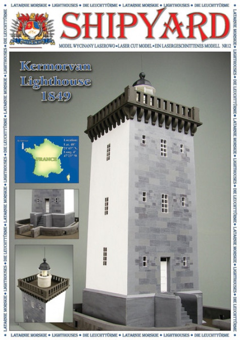 maják Kermorvan maják Kermorvan