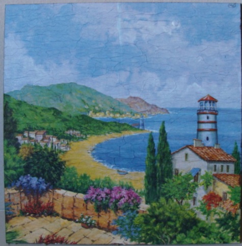 majáky - decoupage majáky - decoupage