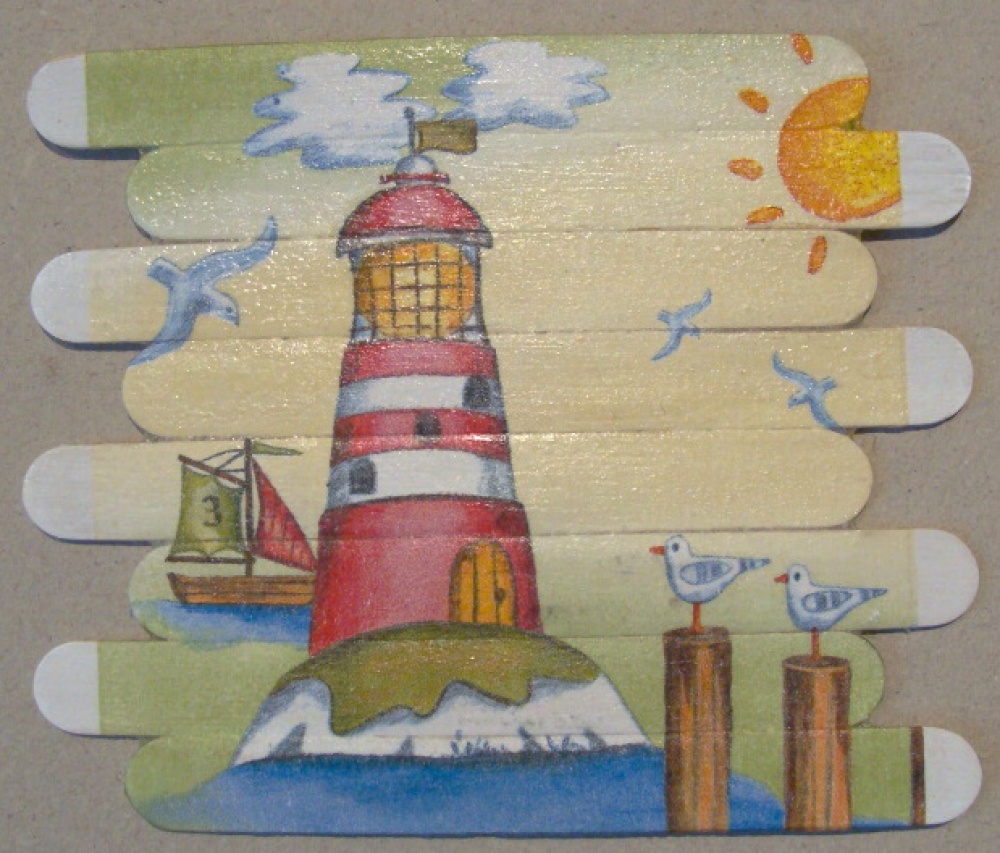 majáky - decoupage (Plná velikost v novém okně) majáky - decoupage