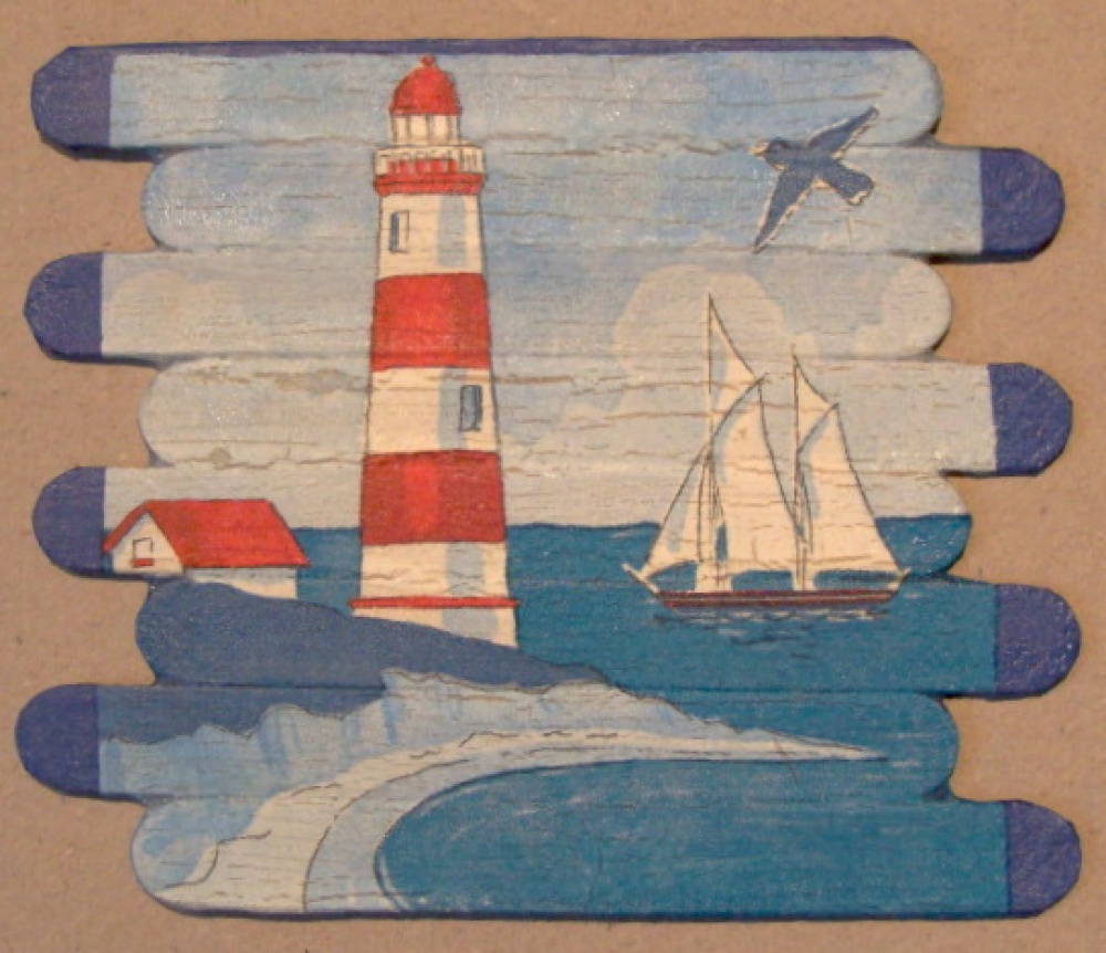 majáky - decoupage (Plná velikost v novém okně) majáky - decoupage