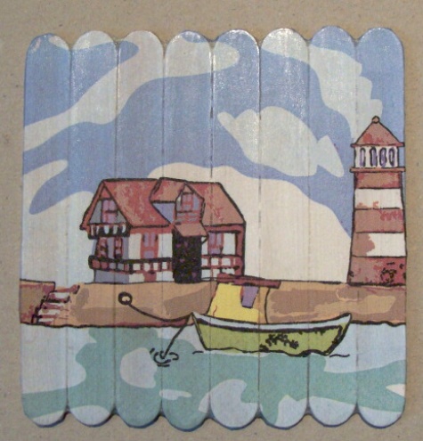 majáky - decoupage majáky - decoupage