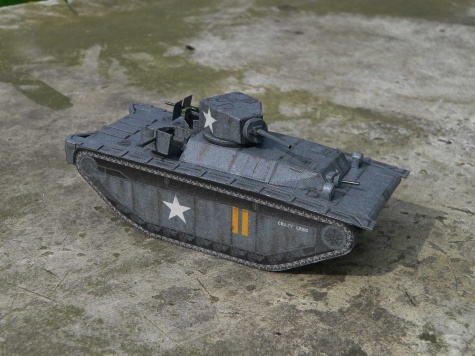 Malá bojovka od Bestpapermodels Malá bojovka od Bestpapermodels