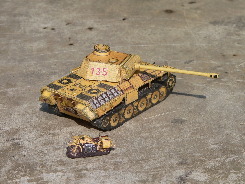 Malá bojovka od Bestpapermodels (Plná velikost v novém okně) Malá bojovka od Bestpapermodels