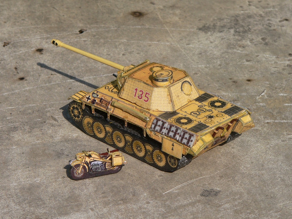 Malá bojovka od Bestpapermodels (Plná velikost v novém okně) Malá bojovka od Bestpapermodels