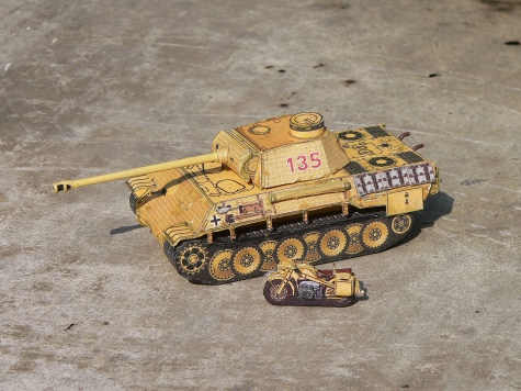 Malá bojovka od Bestpapermodels Malá bojovka od Bestpapermodels