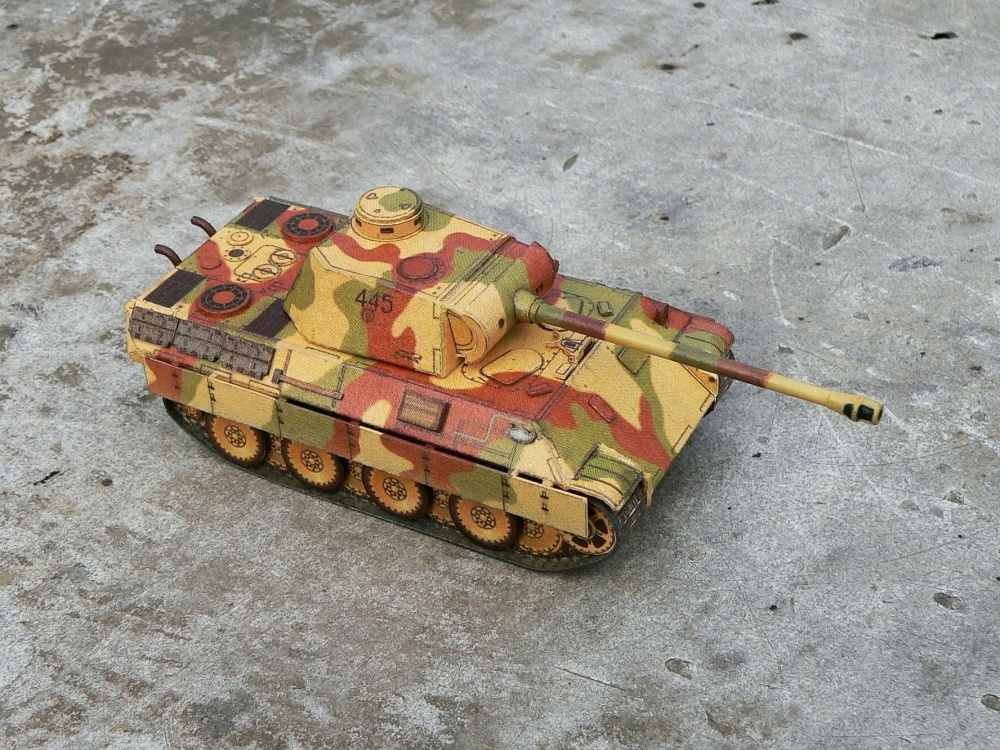 Malá bojovka od Bestpapermodels (Plná velikost v novém okně) Malá bojovka od Bestpapermodels