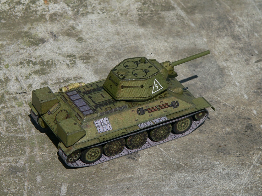 Malá bojovka od Bestpapermodels (Plná velikost v novém okně) Malá bojovka od Bestpapermodels