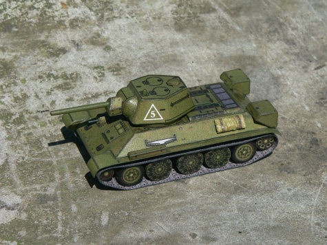 Malá bojovka od Bestpapermodels Malá bojovka od Bestpapermodels