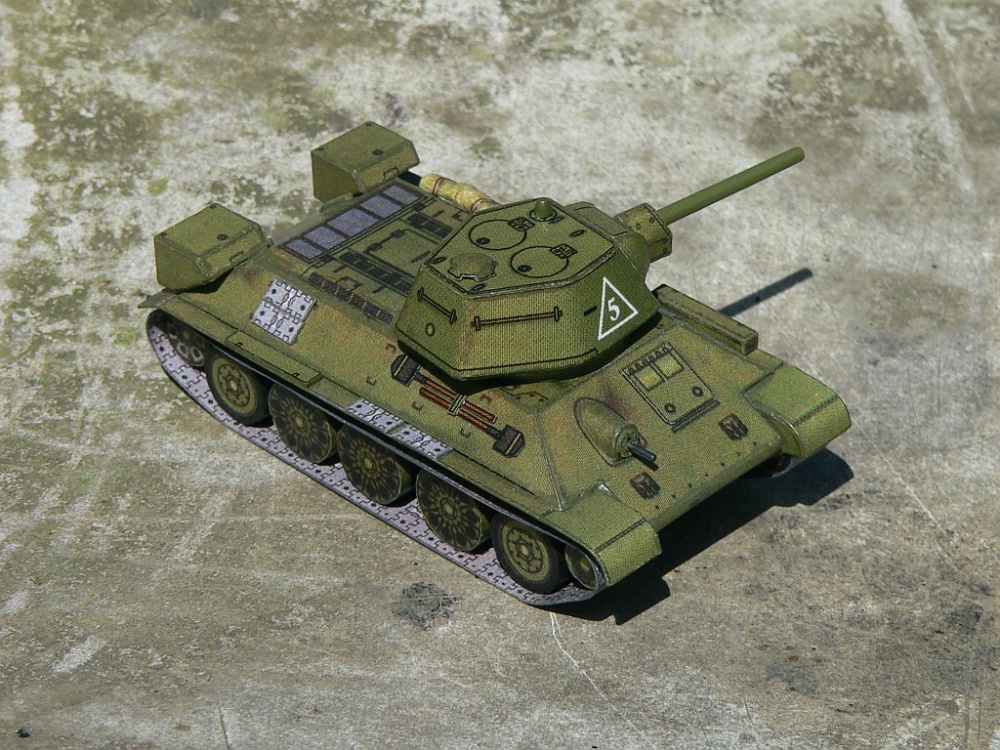 Malá bojovka od Bestpapermodels (Plná velikost v novém okně) Malá bojovka od Bestpapermodels