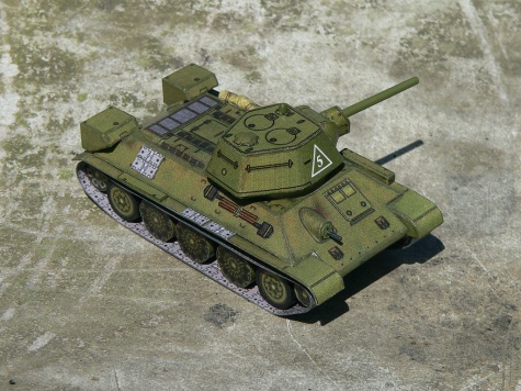 Malá bojovka od Bestpapermodels Malá bojovka od Bestpapermodels