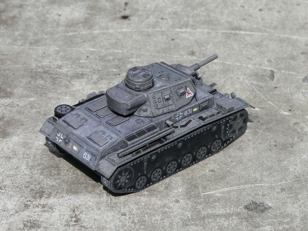 Malá bojovka od Bestpapermodels (Plná velikost v novém okně) Malá bojovka od Bestpapermodels