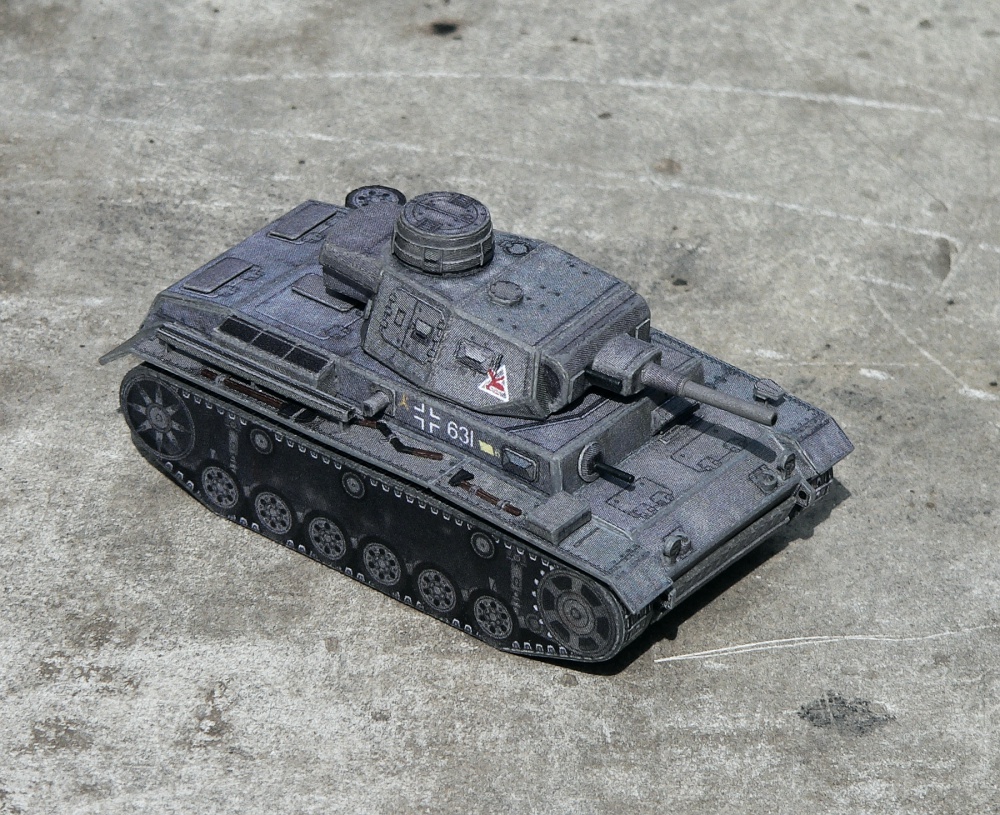 Malá bojovka od Bestpapermodels (Plná velikost v novém okně) Malá bojovka od Bestpapermodels