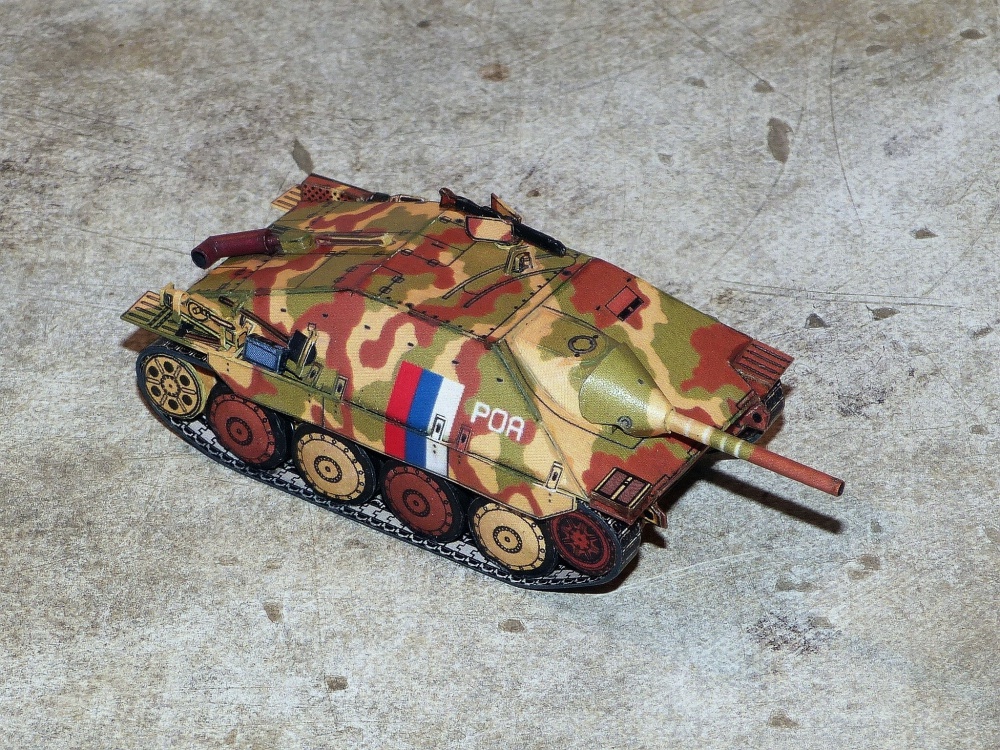 Malá bojovka od Bestpapermodels (Plná velikost v novém okně) Malá bojovka od Bestpapermodels