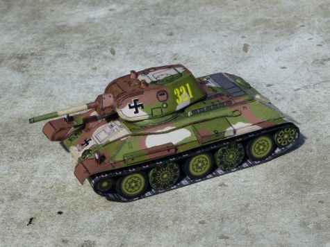 Malá bojovka od Bestpapermodels Malá bojovka od Bestpapermodels