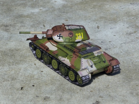 Malá bojovka od Bestpapermodels Malá bojovka od Bestpapermodels