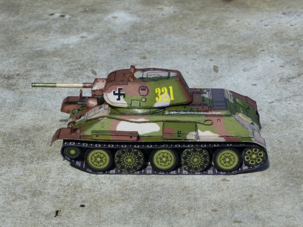 Malá bojovka od Bestpapermodels (Plná velikost v novém okně) Malá bojovka od Bestpapermodels