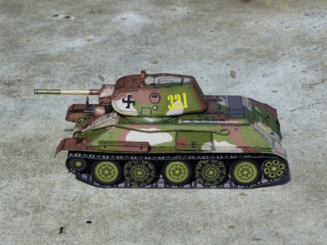 Malá bojovka od Bestpapermodels Malá bojovka od Bestpapermodels