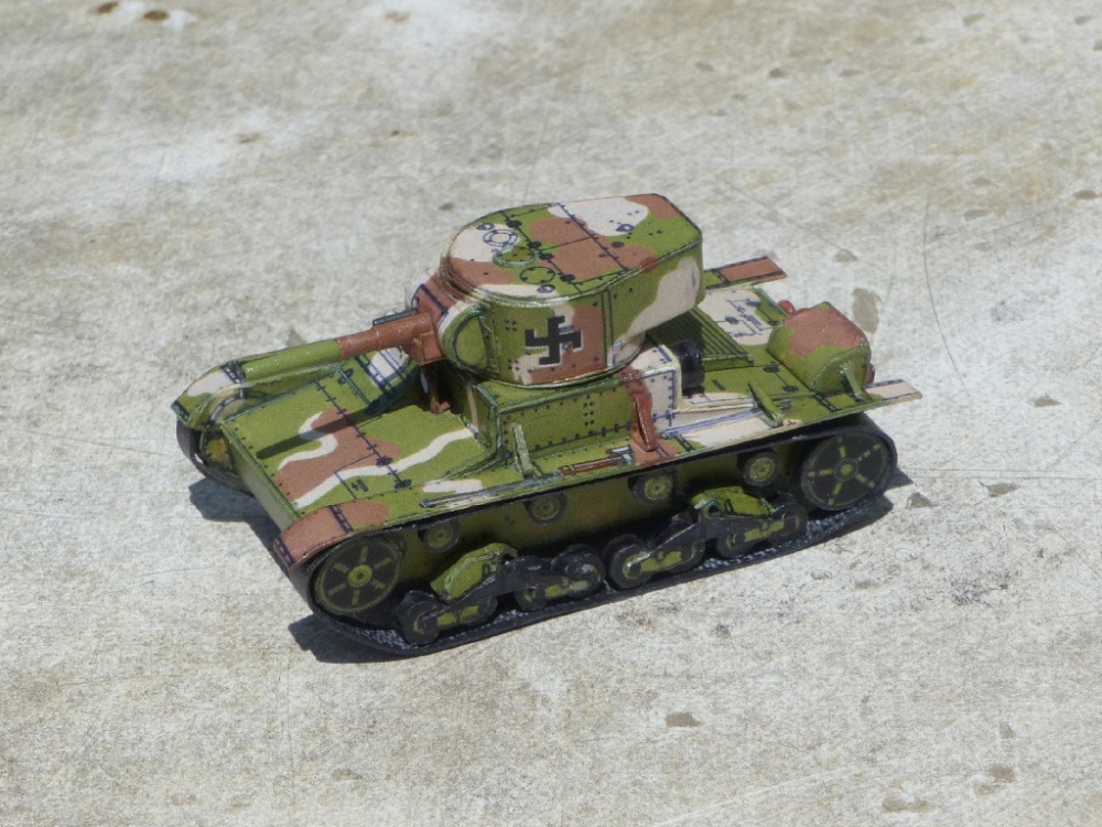 Malá bojovka od Bestpapermodels (Plná velikost v novém okně) Malá bojovka od Bestpapermodels