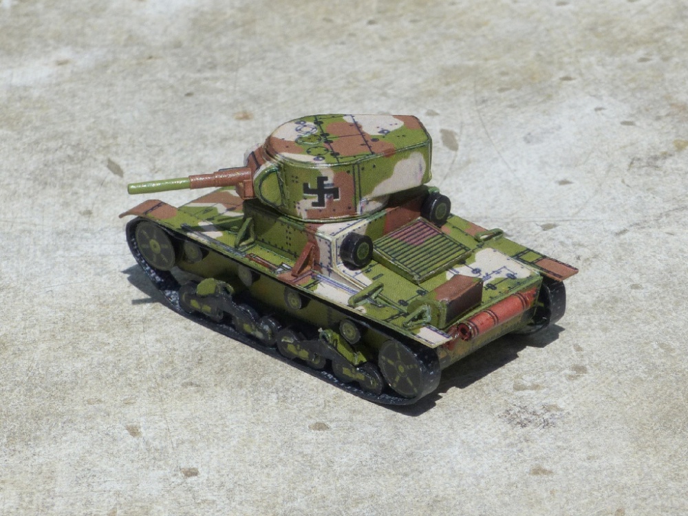 Malá bojovka od Bestpapermodels (Plná velikost v novém okně) Malá bojovka od Bestpapermodels