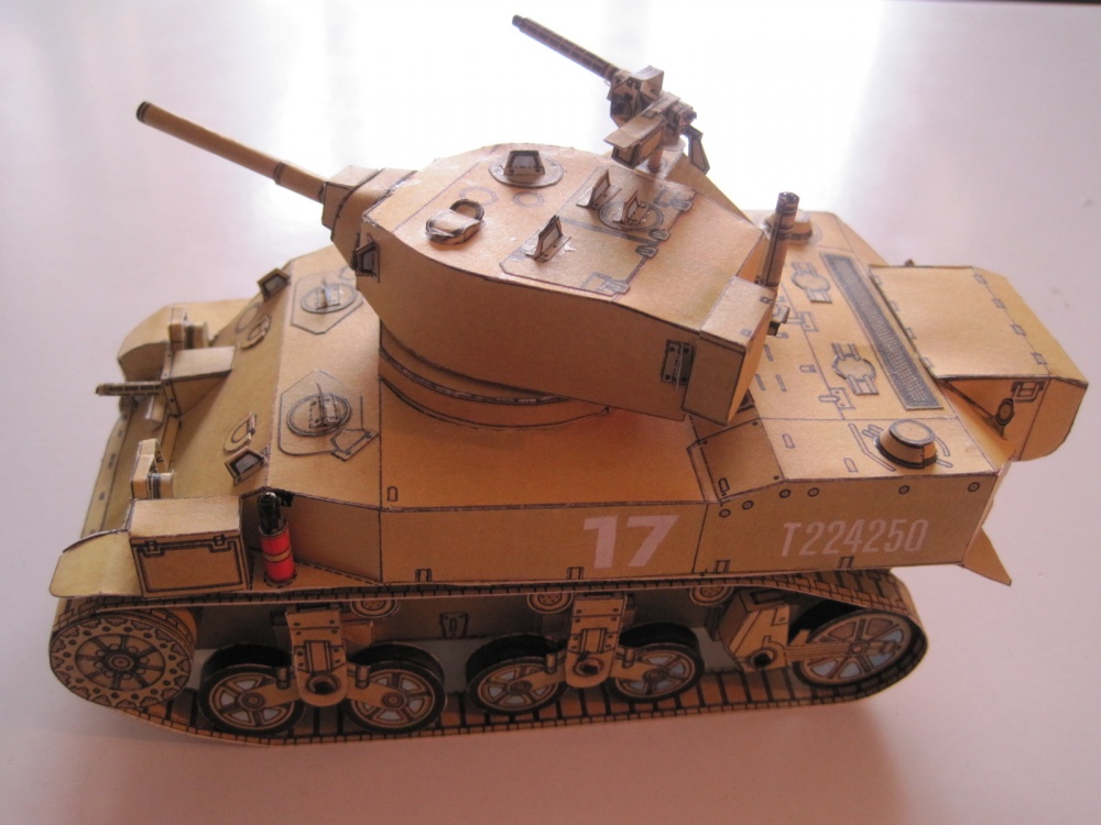 malý tank STUART (Plnďż˝ velikost v novďż˝m oknďż˝) malý tank STUART
