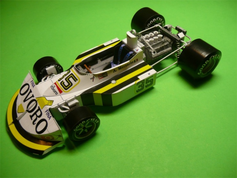 March 761/4 GP French ´76 A.Merzario (Plná velikost v novém okně) March 761/4 GP French ´76 A.Merzario