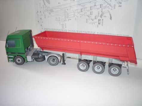 MB Actros 1843 s návěsem MB Actros 1843 s návěsem