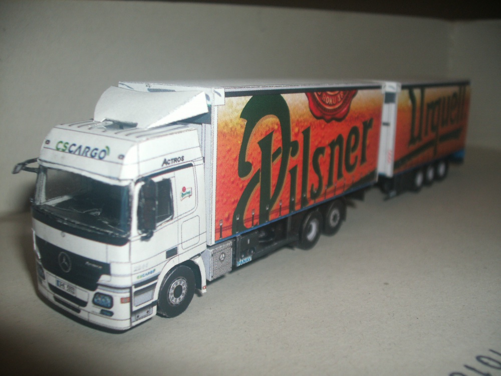 MB Actros Pilsner - tandem (Plná velikost v novém okně) MB Actros Pilsner - tandem