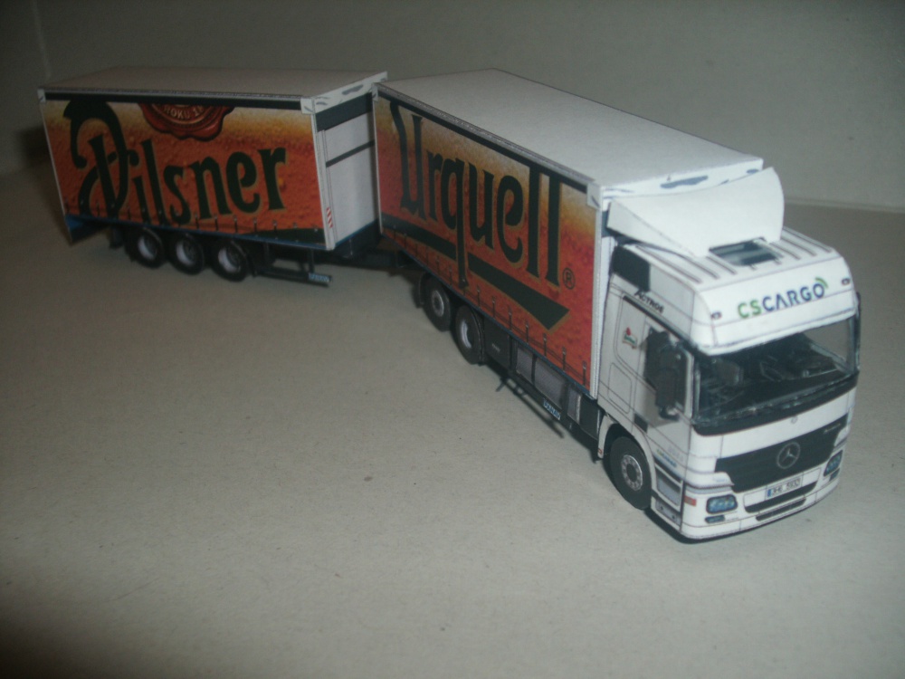 MB Actros Pilsner - tandem (Plná velikost v novém okně) MB Actros Pilsner - tandem