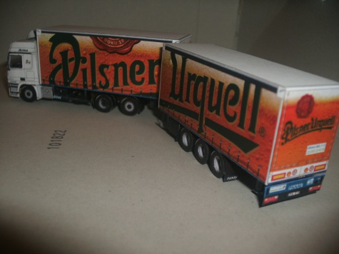 MB Actros Pilsner - tandem MB Actros Pilsner - tandem