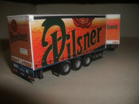 MB Actros Pilsner - tandem MB Actros Pilsner - tandem