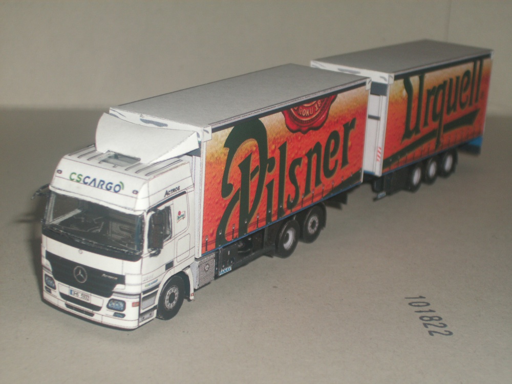 MB Actros Pilsner - tandem (Pln� velikost v nov�m okn�) MB Actros Pilsner - tandem