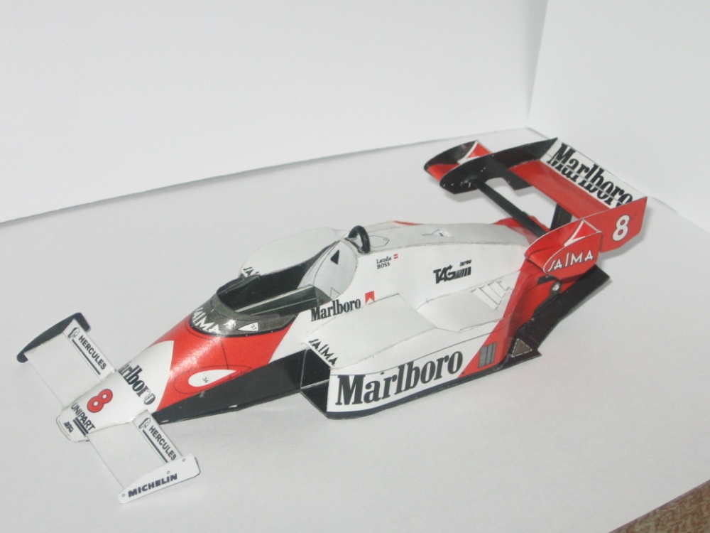 Mc Laren MP4-2 N.Lauda GP Rakúska 1984 (Plná velikost v novém okně) Mc Laren MP4-2 N.Lauda GP Rakúska 1984