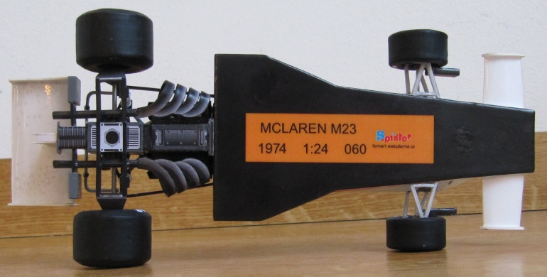 McLaren M23, Mike Hailwood, 1974 (Pln� velikost v nov�m okn�) McLaren M23, Mike Hailwood, 1974