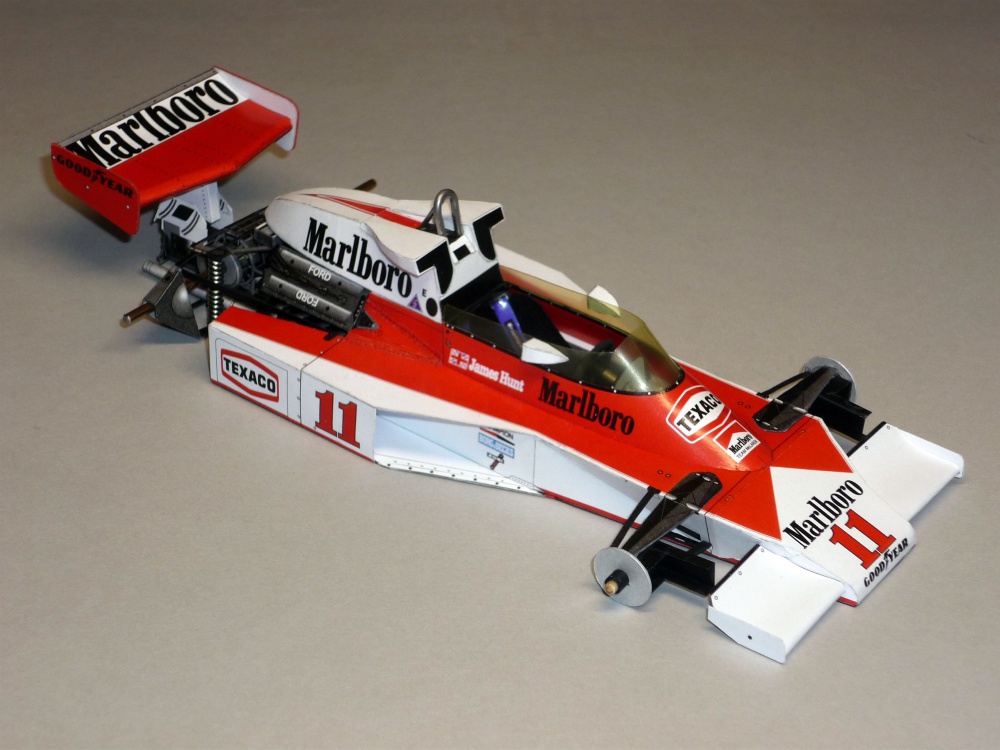 McLaren M23 - James Hunt - 1976 (Plná velikost v novém okně) McLaren M23 - James Hunt - 1976